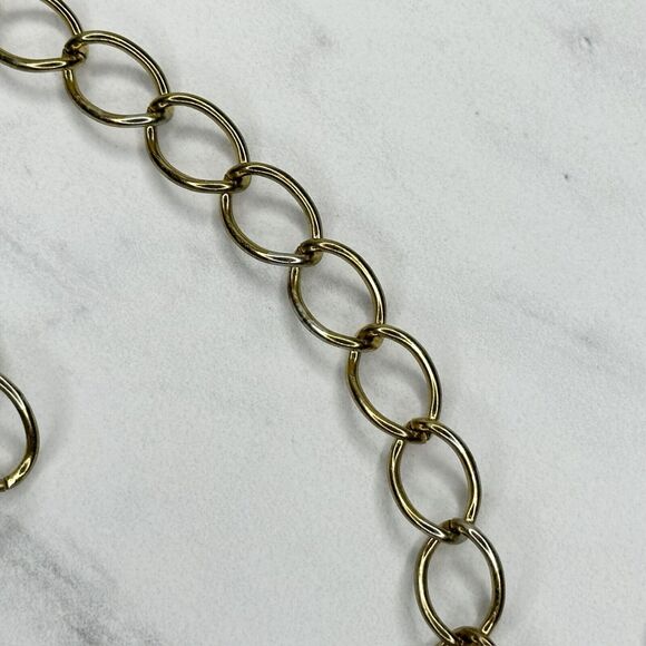 George Washington Coin Metal Chain Link Belt Size Small S Medium M - Picture 8 of 12